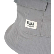 Roka Bedford Recycled Nylon Bucket Hat - Graphite Grey