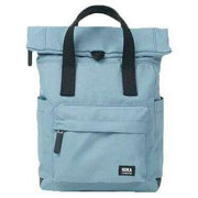 Roka Canfield B Small Black Label Recycled Canvas Backpack - London Fog Blue