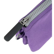 Roka Carnaby Small Black Label Recycled Canvas Wallet - Imperial Purple