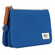 Roka Carnaby Small Recycled Canvas Wallet - Galactic Blue