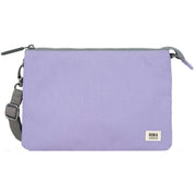 Roka Carnaby XL Recycled Canvas Crossbody Bag - Lavender