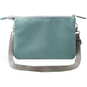 Roka Carnaby XL Recycled Canvas Crossbody Bag - Sage Blue