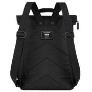 Roka Finchley A All Black Medium Recycled Canvas Backpack - Ash Black