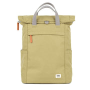 Roka Finchley A Medium Recycled Canvas Backpack - Khaki Green