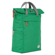 Roka Finchley A Medium Sustainable Canvas Backpack - Mountain Green