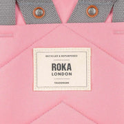 Roka Finchley A Medium Sustainable Canvas Backpack - Rose Pink