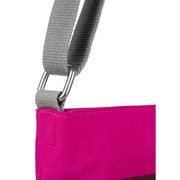 Roka Kennington B Medium Creative Waste Two Tone Recycled Nylon Crossbody Bag - Plum Purple/Candy Pink