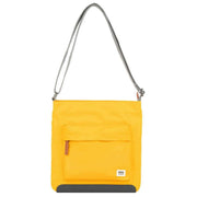 Roka Kennington B Medium Recycled Nylon Crossbody Bag - Saffron Yellow