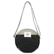 Roka Paddington B Creative Waste Two Tone Recycled Canvas Crossbody Bag - Ash Black/Coriander Grey