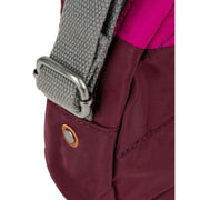 Roka Paddington B Creative Waste Two Tone Recycled Nylon Crossbody Bag - Plum Purple/Candy Pink