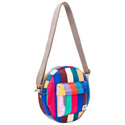 Roka Paddington B Recycled Canvas Crossbody Bag - Wide Stripe Multi-colour