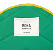 Roka Paddington B Small Creative Waste Colour Block Recycled Nylon Crossbody Bag - Green/Yellow/Orange