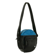 Roka Paddington B Small Creative Waste Two Tone Recycled Nylon Crossbody Bag - Black/Sea Port Blue