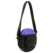 Roka Paddington B Small Creative Waste Two Tone Recycled Nylon Crossbody Bag - Black/Simple Purple