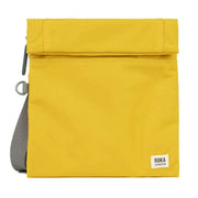 Roka Stratford Recycled Nylon Sling Bag - Mustard Yellow