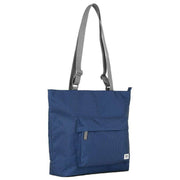 Roka Trafalgar B Recycled Canvas Tote Bag - Dark Wash Denim Blue