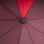 Roka Waterloo Recycled Nylon Umbrella - Plum Purple/Cranberry Red