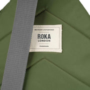 Roka Willesden B Extra Large Recycled Nylon Scooter Bag - Avocado Green