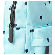 Roka Willesden B Large Recycled Canvas Crossbody Bag - Blue/Blue Hearts