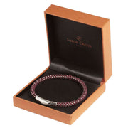 Simon Carter Falmouth Bracelet - Burgundy