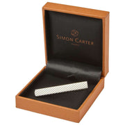 Simon Carter Hatch Tie Slide - Silver