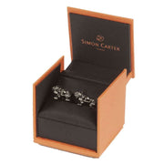 Simon Carter Pursuits Bulldog Cufflinks - Gunmetal Grey