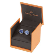 Simon Carter Sodalite Organic Pebble Cufflinks - Silver/Blue