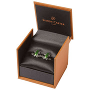 Simon Carter Tree Frog Cufflinks - Green/Silver