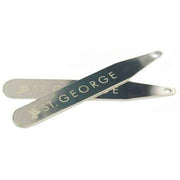 Sophos 6.5 cm Medium Brushed Collar Stays - Silver