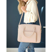 Stackers Laptop Bag - Blush/Gold
