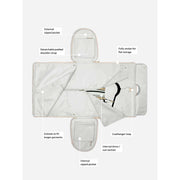 Stackers Weekend Garment Bag - Blush/Gold
