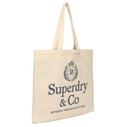 Superdry & Co Tote Bag - Natural Brown/Eclipse Navy
