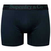 Superdry & Co Triple Pack Trunks - Black/Navy/Enamel Green