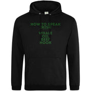 Teemarkable! St. Patricks How To Speak Irish Hoodie Black / Small - 96-101cm | 38-40"(Chest)