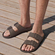 Totes SOLBOUNCE Bounce Buckle Sliders - Brown