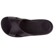 Totes SOLBOUNCE Bounce Cross Strap Sliders - Black