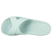 Totes SOLBOUNCE Bounce Cross Strap Sliders - Mint Green