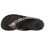Totes SOLBOUNCE Bounce Flip Flops - Leopard Brown