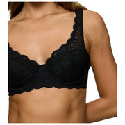 Triumph Amourette Wired Padded Lace Bra - Black