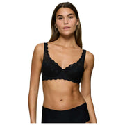 Triumph Amourette Wired Padded Lace Bra - Black