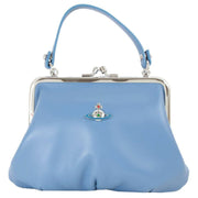 Vivienne Westwood Nappa Leather Granny Frame Purse - Blue