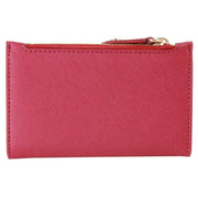 Vivienne Westwood Saffiano Slim Flap Card Holder Purse - Red