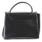 Vivienne Westwood Sibyl Silk Leather Shoulder Bag - Black