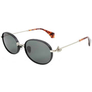 Vivienne Westwood Small Oval Sunglasses - Matte Black