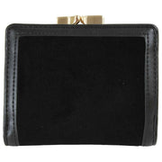 Vivienne Westwood Velvet Small Frame Purse - Black