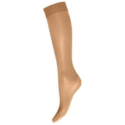 Wolford Pure Energy Vitalizer 30 Denier Knee High Tights - Gobi Beige