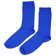 Bassin and Brown 5 Pack Plain Bamboo Socks - Sea Green/Wine/Blue/Black/Powder Blue