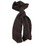 Bassin and Brown Gibson Plain Texture Scarf - Brown