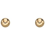 Beginnings 4mm Ball Stud Earrings - Gold