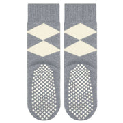 Burlington Cosy Argyle Socks - Grey Mel